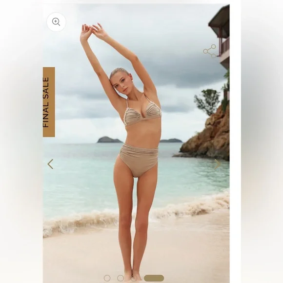 PatBO x Camila Coelho dune Buzios Jersey Bikini - Picture 3 of 14